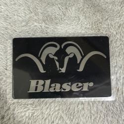 Carte SIA chasseur ou tir sportif carte plastifié motif BLASER personnalisation au choix