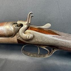 FUSIL JUXTAPOSÉ JOSEPH LANG & SON calibre 12/65