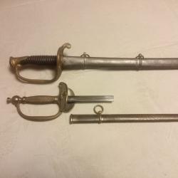 lot  épées et  baïonnettes