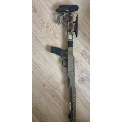 Carcasse Blaser R93 custom châssis GS aluminium avec système Negele neuf et embase bipied Spartan