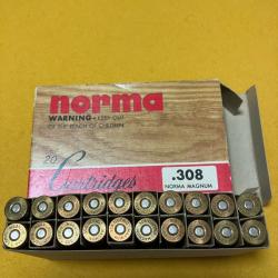 RARE 308 NORMA MAGNUM BOITE  DE 20 BALLES DUAL CORE BULLET
