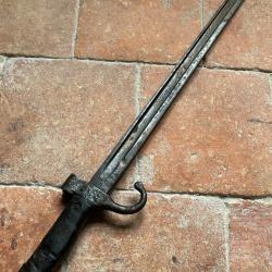 Baïonnette française Berthier 1892 1er type - WW1 (3)