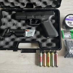 Pack Glock 17 Gen 5 T4E balles caoutchouc .43 (5 joules)