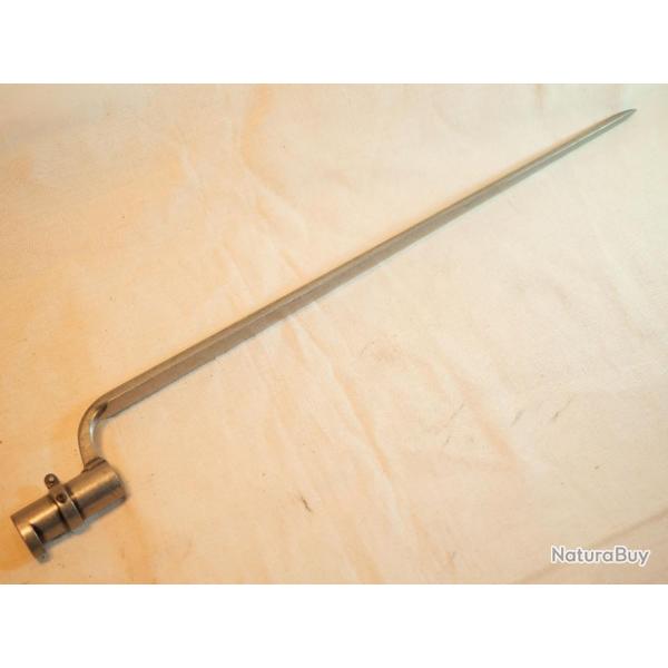 Reproduction baionnette douille DENIX pour tous les grands fusil  silex DENIX - EBR24BAI023