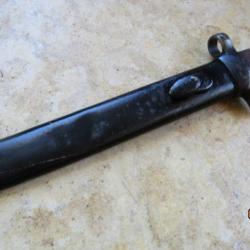 baionnette Italie mod 1938 lame fixe ABC N 105 caracano 1891 ww1 ww2 italien restée en France Savoie