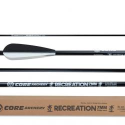 Lot de 25 flèches Core Recreation 7mm en fibre de verre 25 lbs 32"