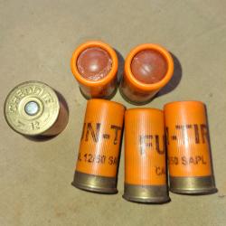 Lot de 6 cartouches balles de défense GOMM COGNE 12-50 mm SAPL