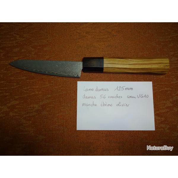 couteau de cuisine japonais damas