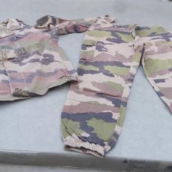 Ensemble treillis camouflé , veste + pantalon