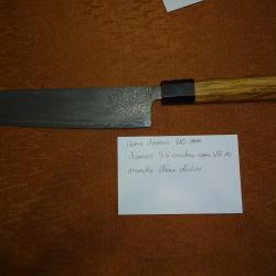 couteau cuisine damas de 210 mm