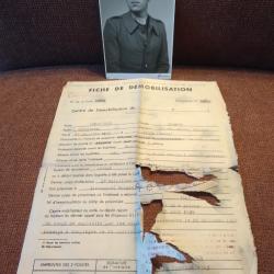 Photo et document prisonnier de guerre ww2
