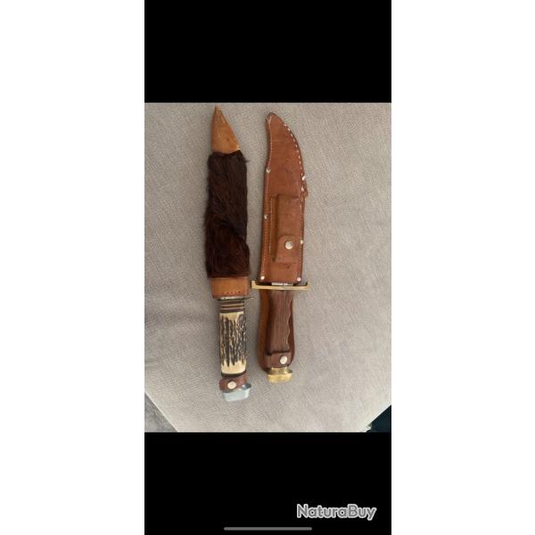 Deux couteaux de chasse Solingen