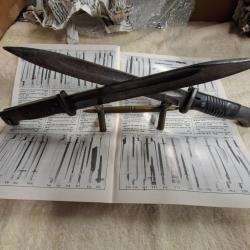 deux baïonnettes 98k. ww2. allemande mauser