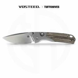 Couteau Vosteed Psyop 299 Lame Acier S35VN Manche Micarta Top Liner Lock IKBS VOSA2218