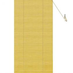 Store bambou jaune 60x160 cm translucide roulable écologique