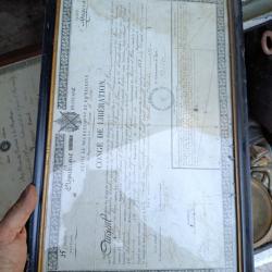 Congé de libération 1871