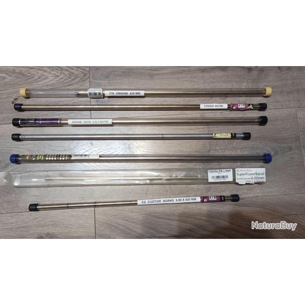 Lot canons de prcision pour VSR10 / GBB