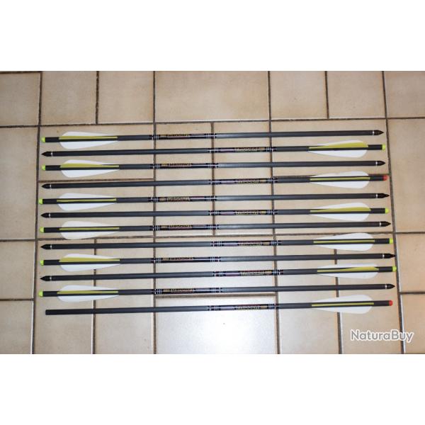 Lot de 12 Carreaux Traits Arbalte 22"