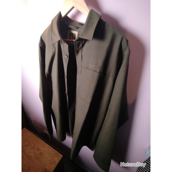 Chemise Hrkila verte neuve - taille XXL - valeur 109 