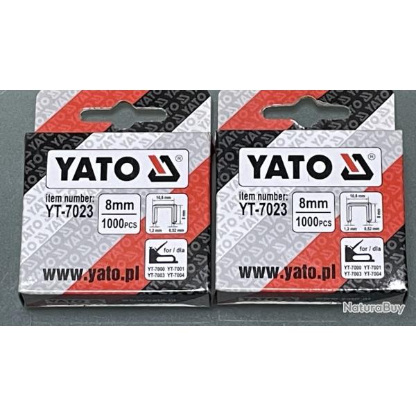 2000 agrafes de tapissier 10 mm