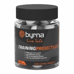 Boîte de 25 Billes Training à poudre calibre .68 Byrna