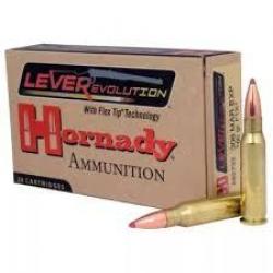 Cartouche HORNADY calibre 308 MARLIN Evolution 160grs x20