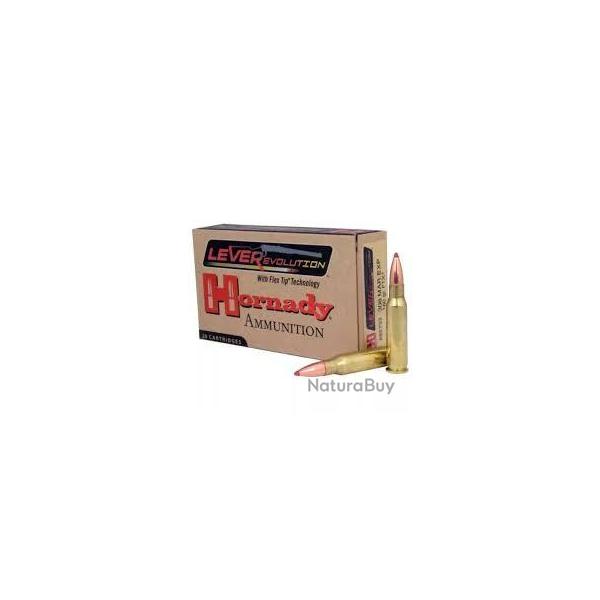 Cartouche HORNADY calibre 308 MARLIN Evolution 160grs x20