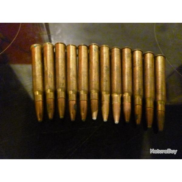 12 CARTOUCHES CALIBRE   30 R BLASER