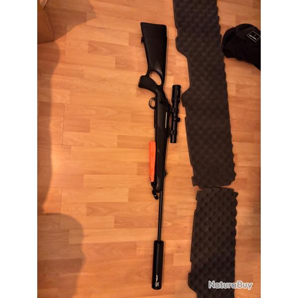 Carabine Sabatti Saphire thumbhole .30-06 + Suppressor + Lunette Mercury Saphire 3-1256i