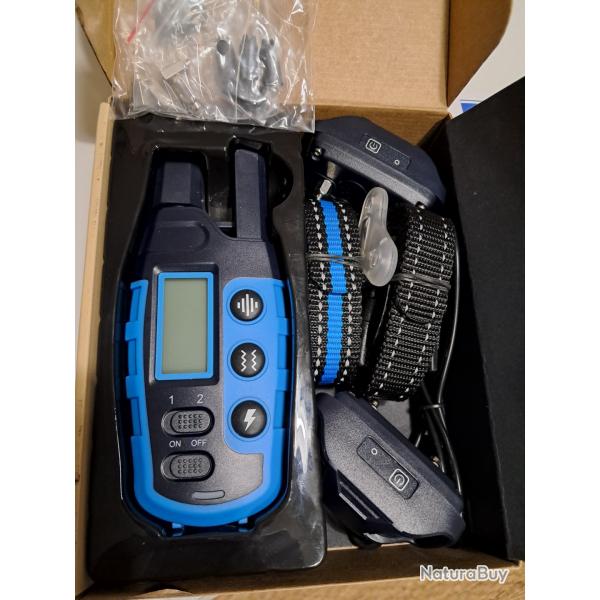 2 colliers de dressage avec recepteur 3 modes tout neuf