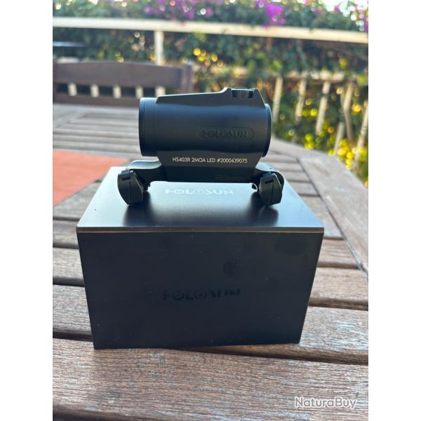 Holosun HS403R + montage blaser
