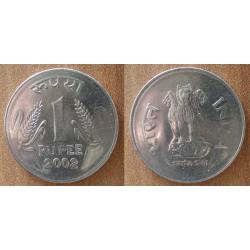 Inde 1 Roupie 2002 Neuve Piece Roupies Rupees Rupee
