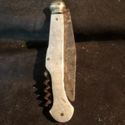 ww2 couteau pliant ancien en aluminium