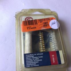 VENDU PAR LE-CUIRASSIER KIT DE 3 ECOUVILLONS POUR CARABINE CALIBRE 9 MM