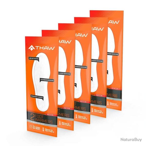 Semelles chauffantes jetables Thaw x5