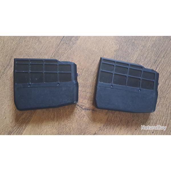 LOT DE DEUX CHARGEURS TIKKA TAILLE M - 5 COUPS (articles d'occasion)