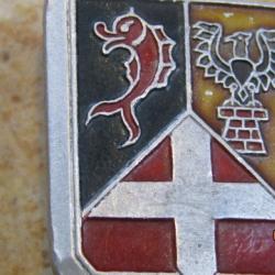 insigne pucelle Augis Lyon blason de Savoie jeunesse et montagne Chantier jeunesse Savoyard aluminiu