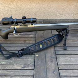 Carabine Sako 90 Peak Inox - 308 Winchester / Lunette Swarovski Z8i+ 0.75-6x20
