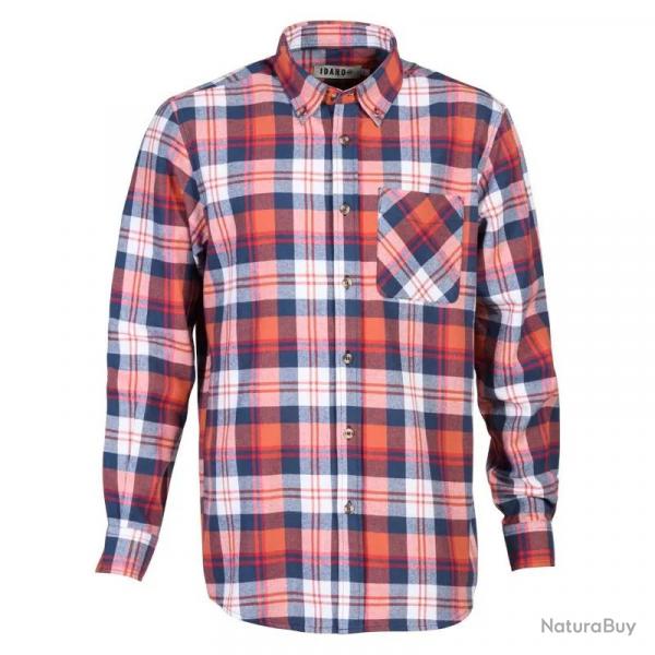 Chemise Idaho Gordes Marine Rouge  - 2XL