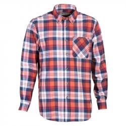 Chemise Idaho Gordes Marine Rouge  - M