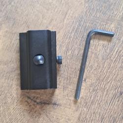 ADAPTATEUR BIPIED POUR RAIL PICATINNY (article neuf)