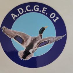 Autocollant chasse , gibier d'eau
