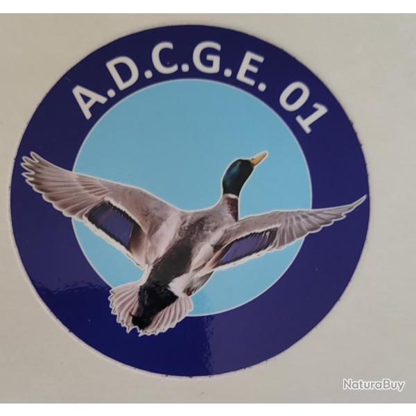 Autocollant chasse , gibier d'eau