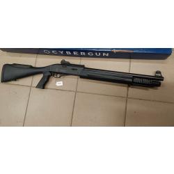 Fusil à Pompe FN SLP Tactical Police Co2 Cybergun - Noir