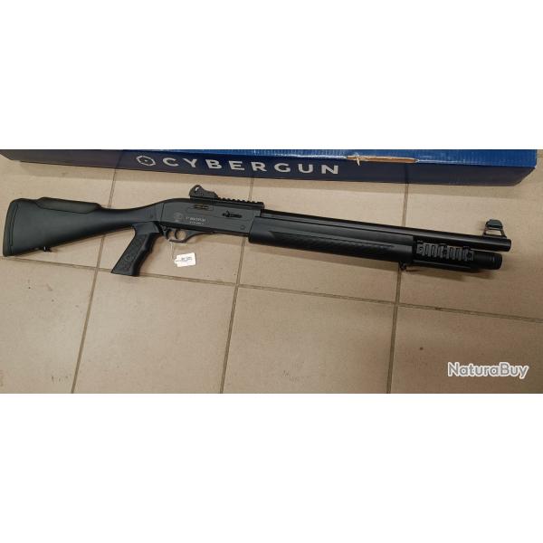 Fusil  Pompe FN SLP Tactical Police Co2 Cybergun - Noir