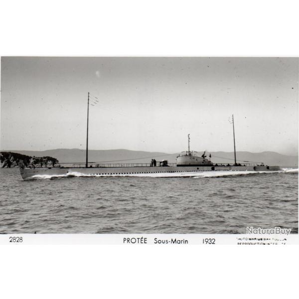 CPA -PHOTO-  Marine Guerre - SOUS MARIN  " PROTEE "  - N 4212