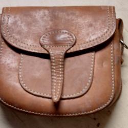 PETITE CARTOUCHIERE STYLE GIBECIERE A PASSANT POUR MUNITION RAYÉ