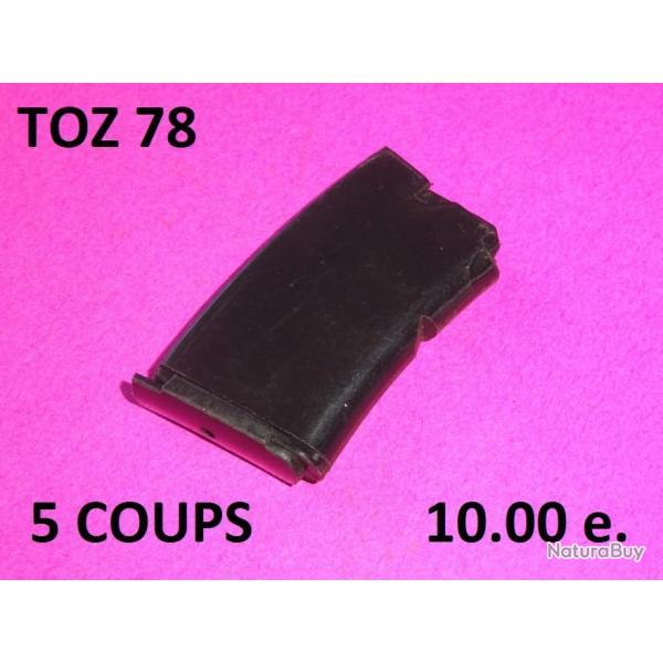 DERNIER chargeur en plastique de carabine BAIKAL TOZ 78 22LR 5 coups - VENDU PAR JEPERCUTE (TS338)