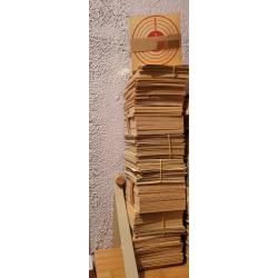 Lot de 900 cibles 10x10 cartonné