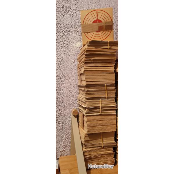 Lot de 900 cibles 10x10 cartonn